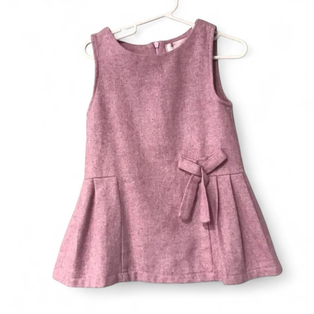 Sweet Charlotte Kids 2T Purple Lined Sleeveless Drop Waist Dress Pleated